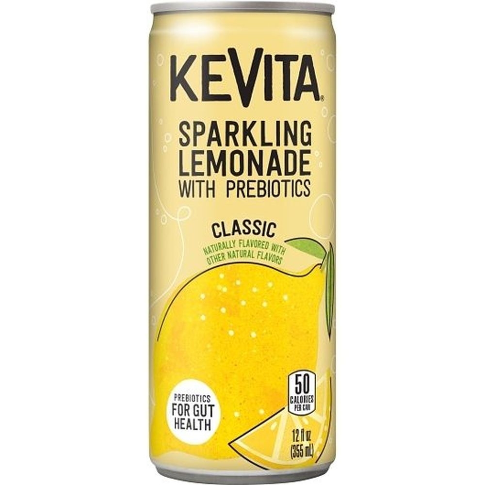 Kevita Classic Sparkling Lemonade with Prebiotics, 12 Fluid Ounce -- 12 per case