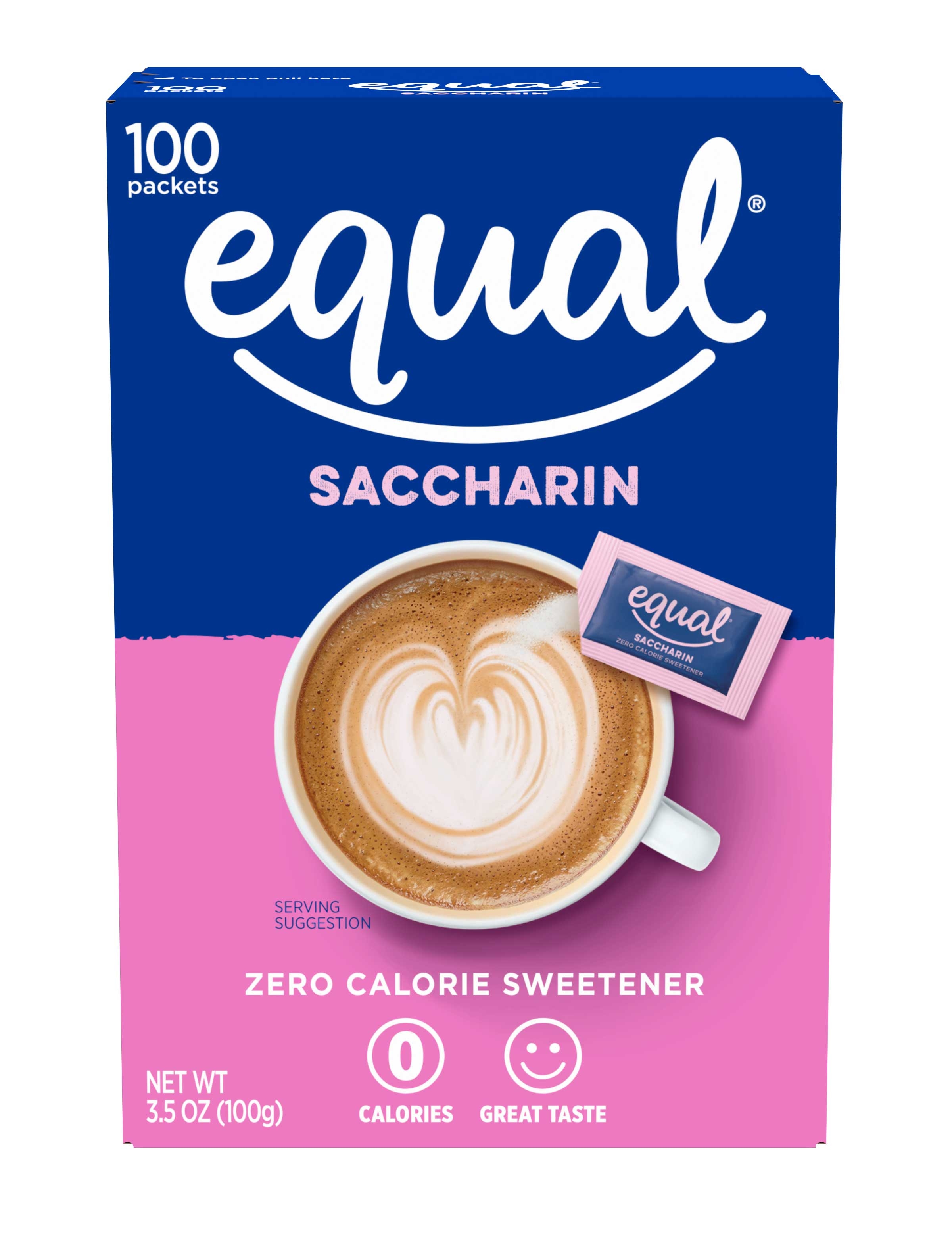 Stratas Foods Equal Pink Single Serve Packet Sweetener -- 2000 per case.