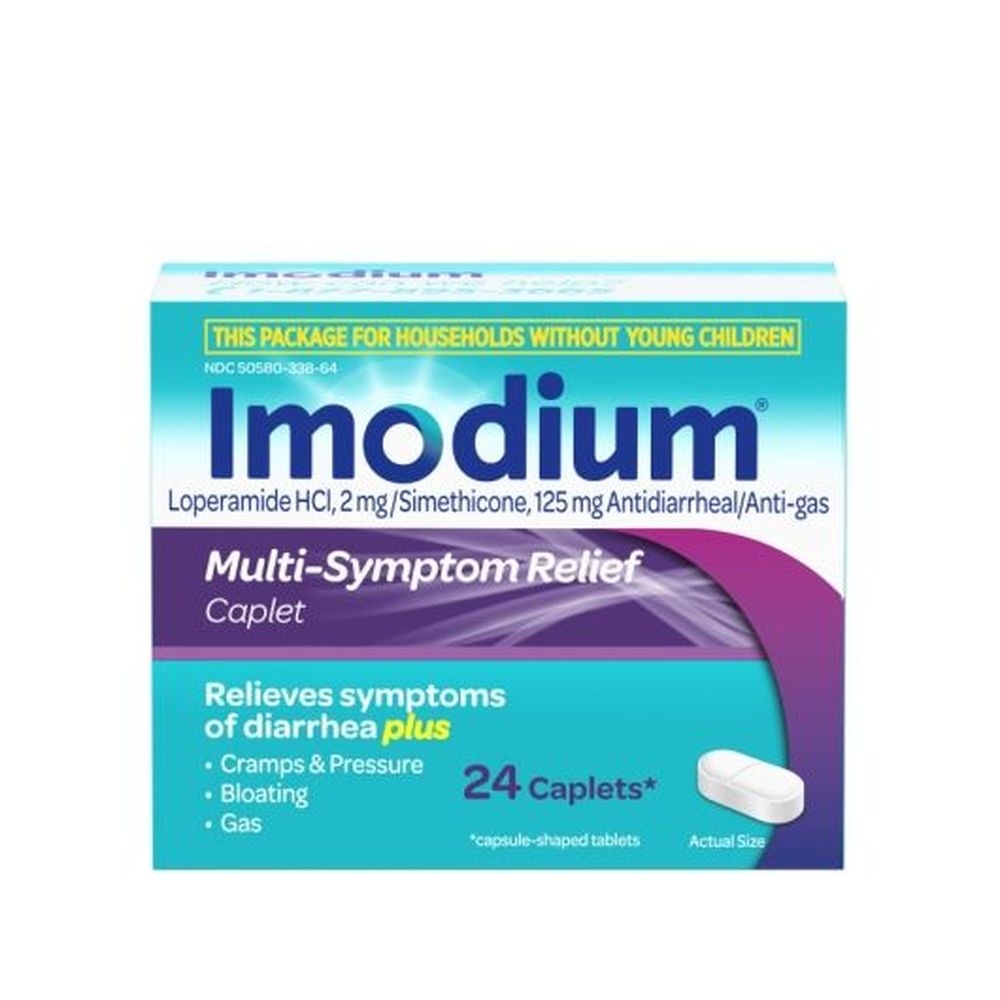 Imodium Multi-Symptom Relief Caplet, 24 count -- 36 per case