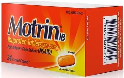 Motrin Pain Reliever and Fever Reducer Caplets, 24 count per pack -- 48 per case.