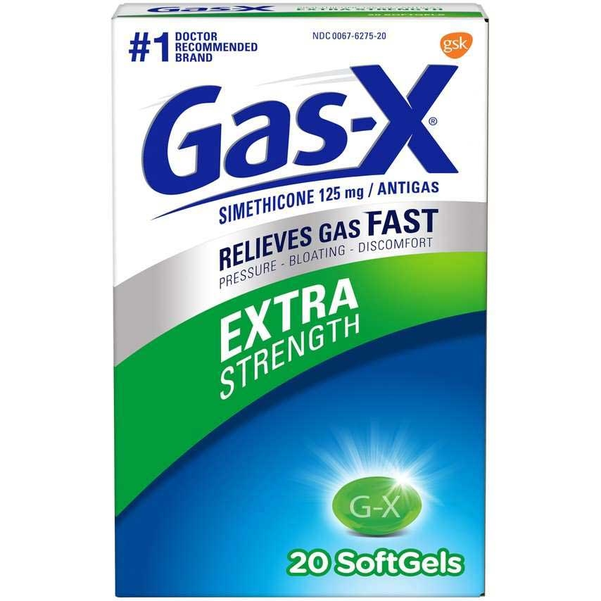 Gas-X Extra Strength Soft Gel, 20 count per pack -- 24 per case.