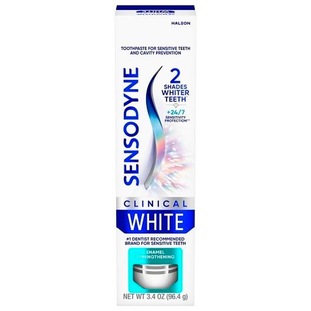 Sensodyne Core Paste Enamel Strength Clinical White Toothpaste, 3.4 Ounce - 12 per case
