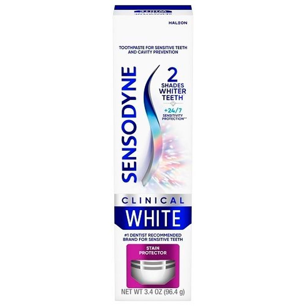 Sensodyne Core Paste Clinical White Stain Protector Toothpaste, 3.4 Ounce - 12 per case