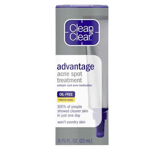 Clean and Clear Advantage Acne Spot Treatment Gel, 0.75 Fluid Ounce -- 24 per case