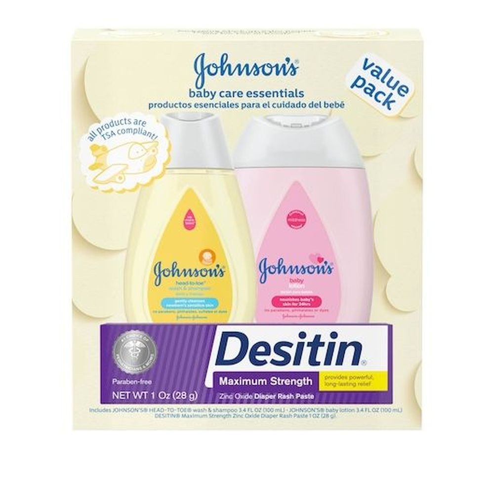 Johnsons Baby Care Essentials Gift Set -- 24 per case
