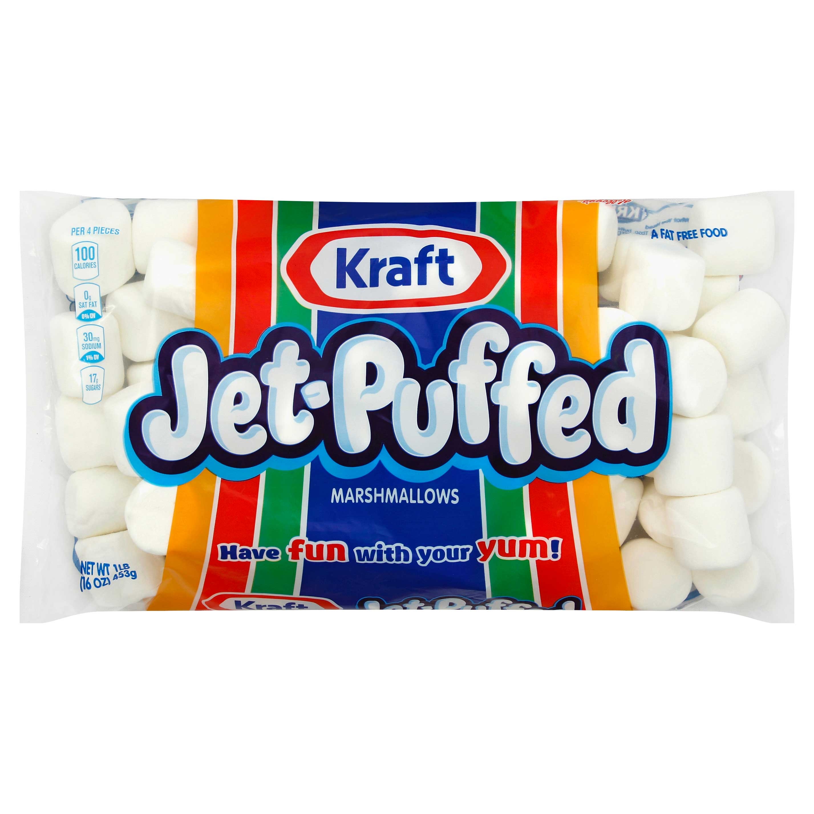 Jet-Puffed Marshmallows -  16 oz. bag, 12 per case