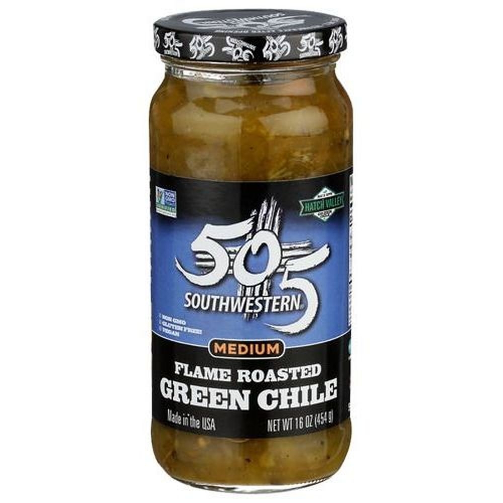 505 Southwestern Flame Roasted Green Chile Medium Salsa, 16 Ounce -- 12 per case