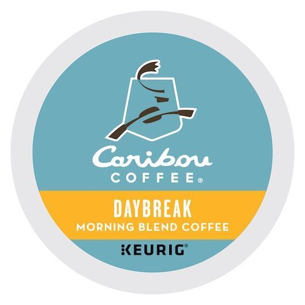 Caribou Coffee Daybreak Morning Blend K-Cup Pod, 24 count -- 4 per case