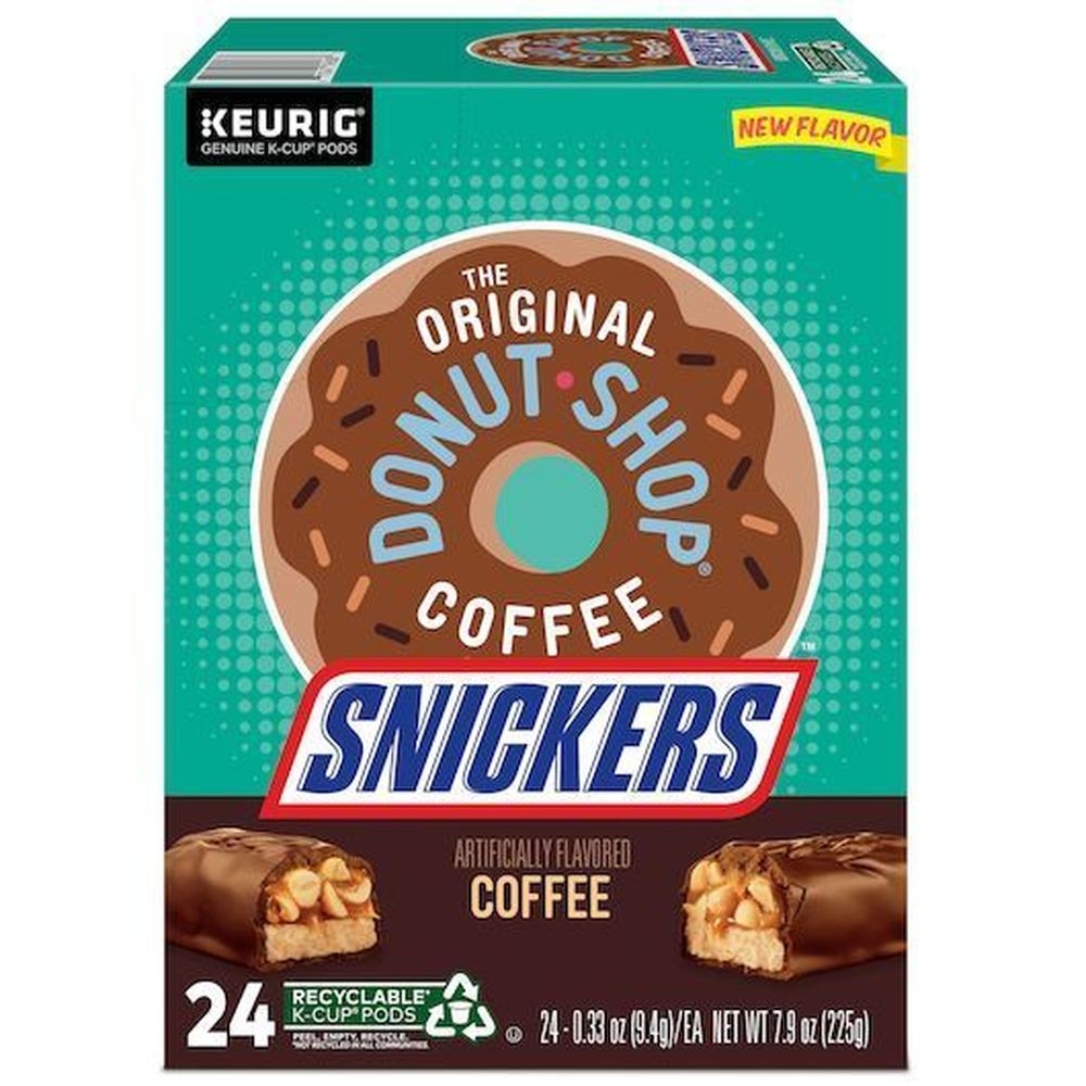 The Original Donut Shop Snickers K Cup Coffee Pod, 24 count -- 4 per case