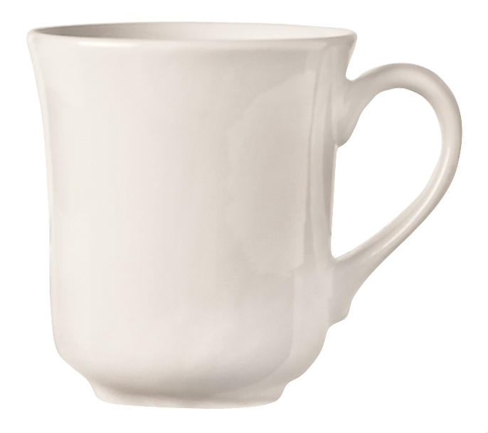 World Tableware Basics Collection Porcelain Bright White Tall Cup, 8.5 Ounce -- 36 per case.
