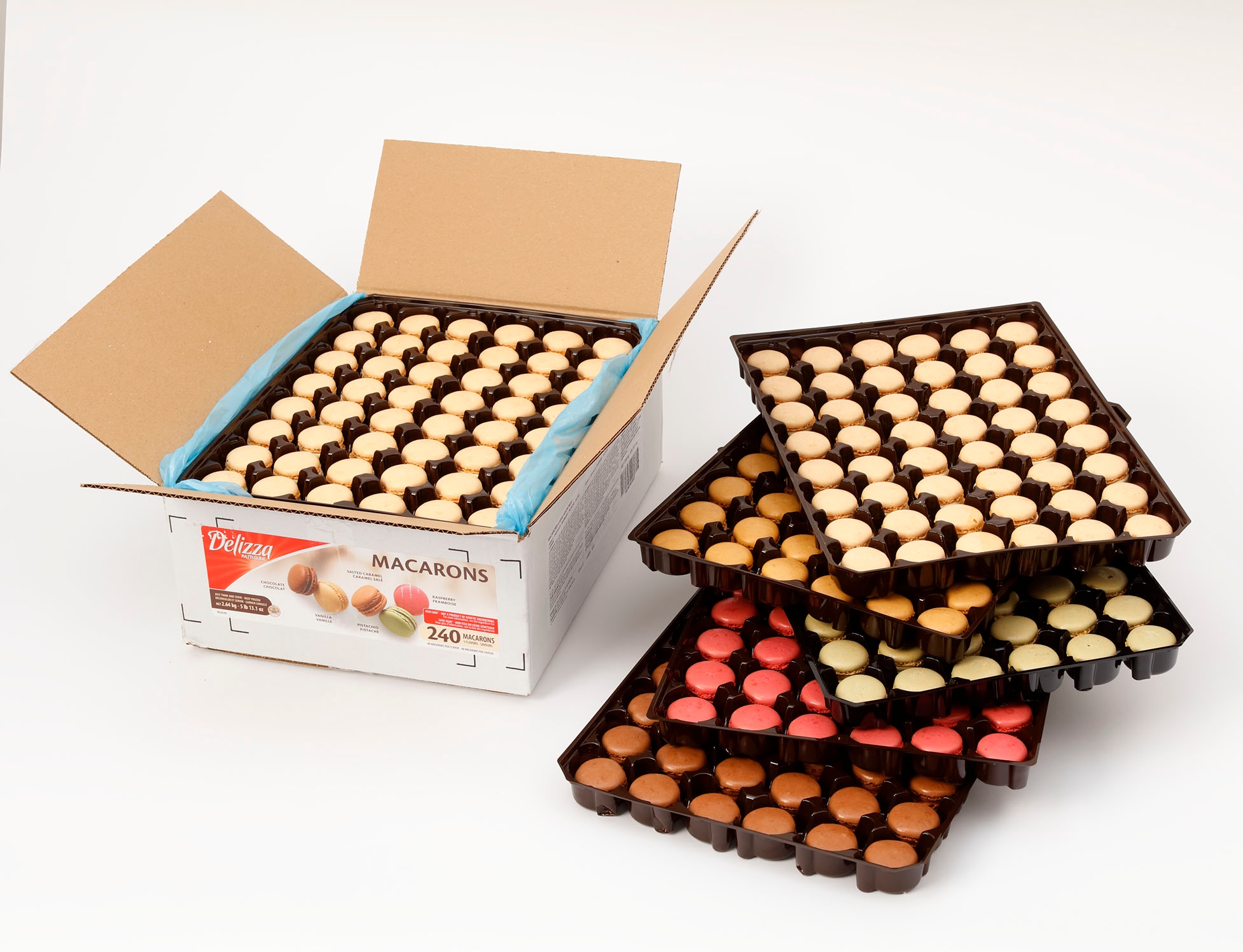 Delizza Classic Macaron Assortment -- 240 per case