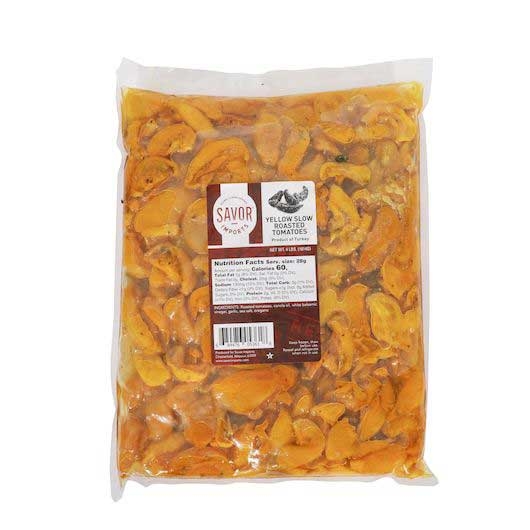 Savor Imports Yellow Slow Roasted Tomato Wedges, 4 Pound -- 2 per case
