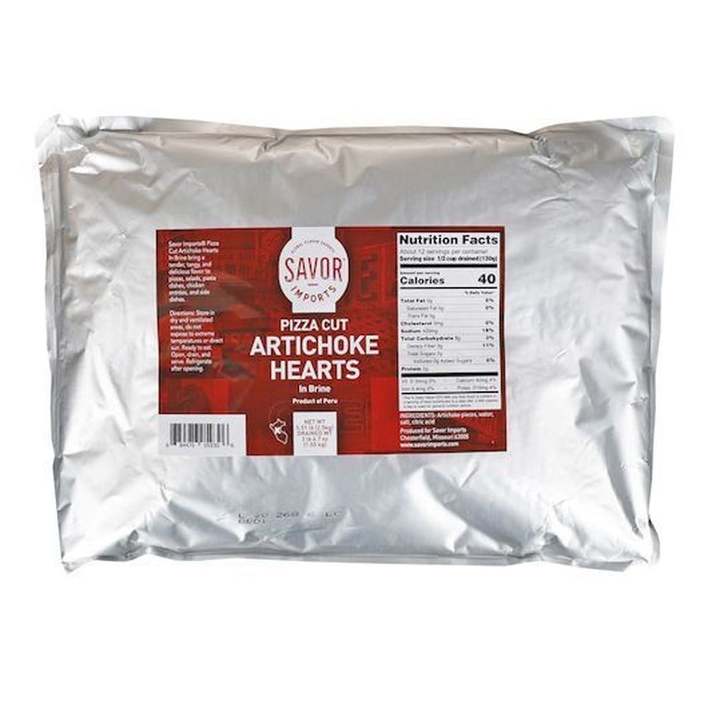 Savor Imports Pizza Cut Artichoke Hearts, 2.5 Kilogram -- 6 per case