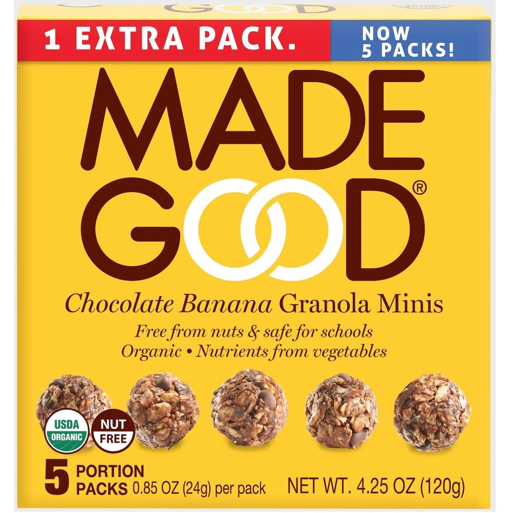 Madegood Chocolate Banana Granola Minis -- 8 per case