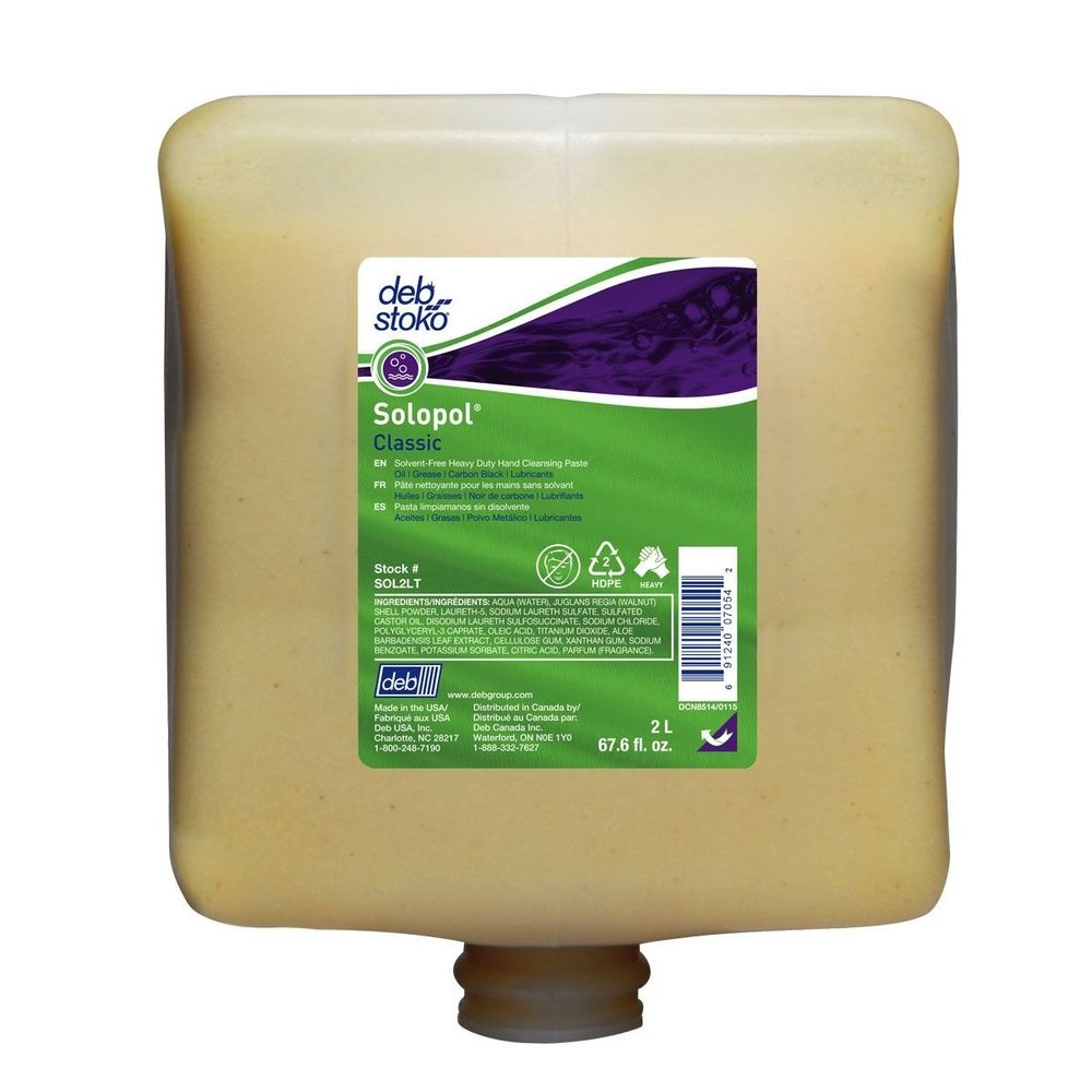 SC Johnson Professional Solopol Classic Heavy Hand Cleaner Cartridge, 2 Liter Capacity -- 4 per case.