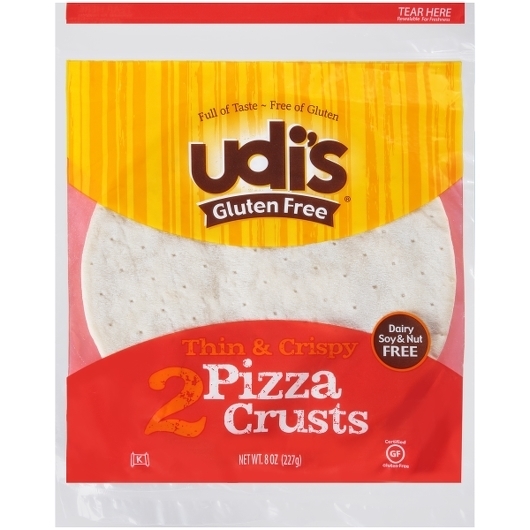 Udis Pizza Crusts, 8 Ounce -- 8 per case.