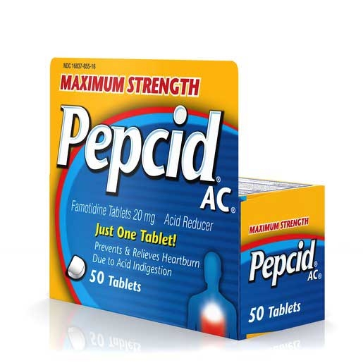 Pepcid Maximum Strength Acid Tablet, 50 count per pack -- 24 per case.