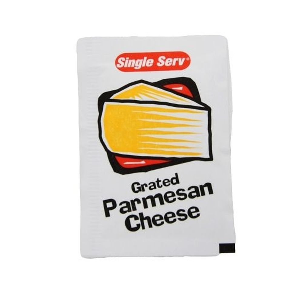Diamond Crystal Single Serve Parmesan Cheese Packets, 3.5 Gram -- 200 per case.