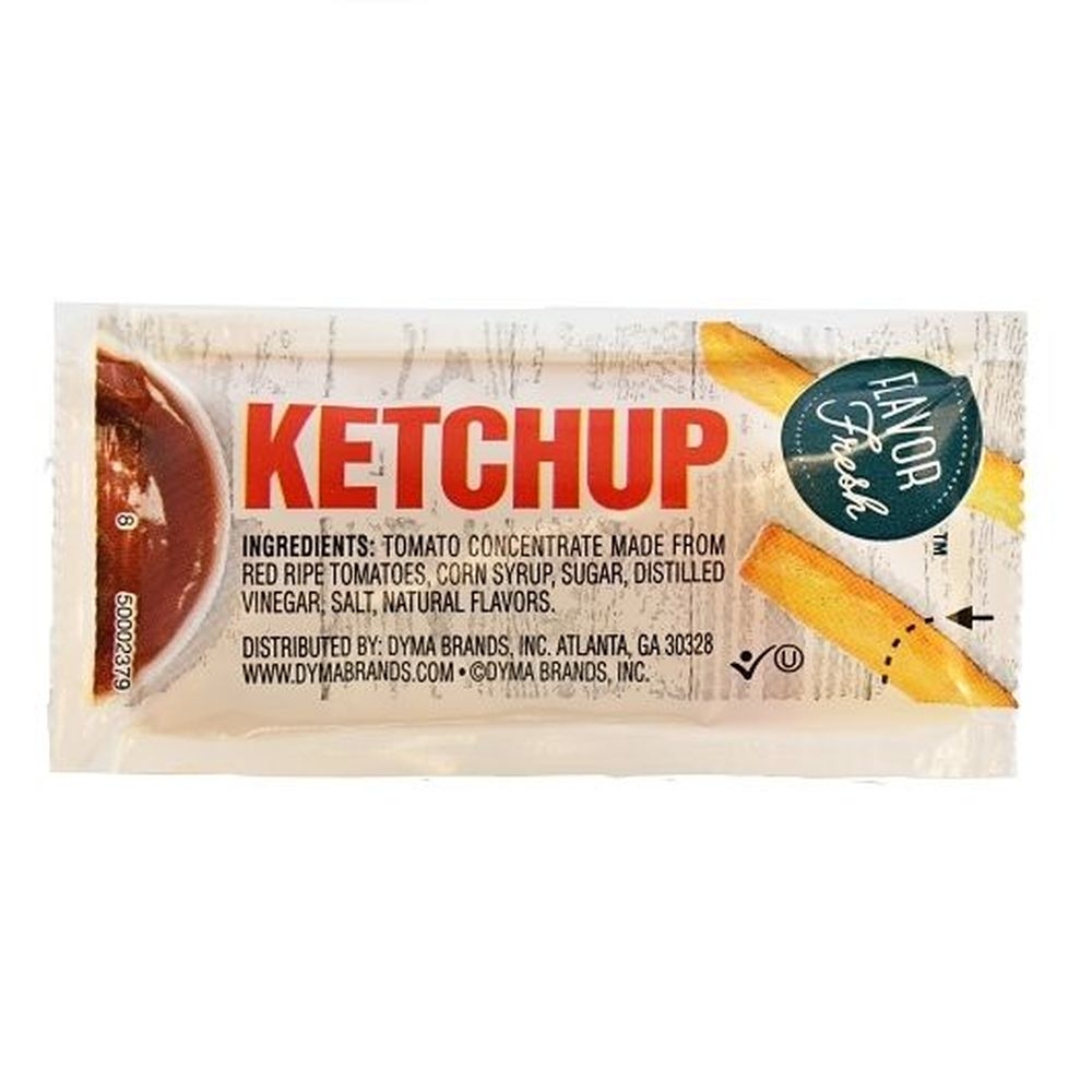 Flavor Fresh Low Sodium Ketchup, 7 Gram -- 200 per case