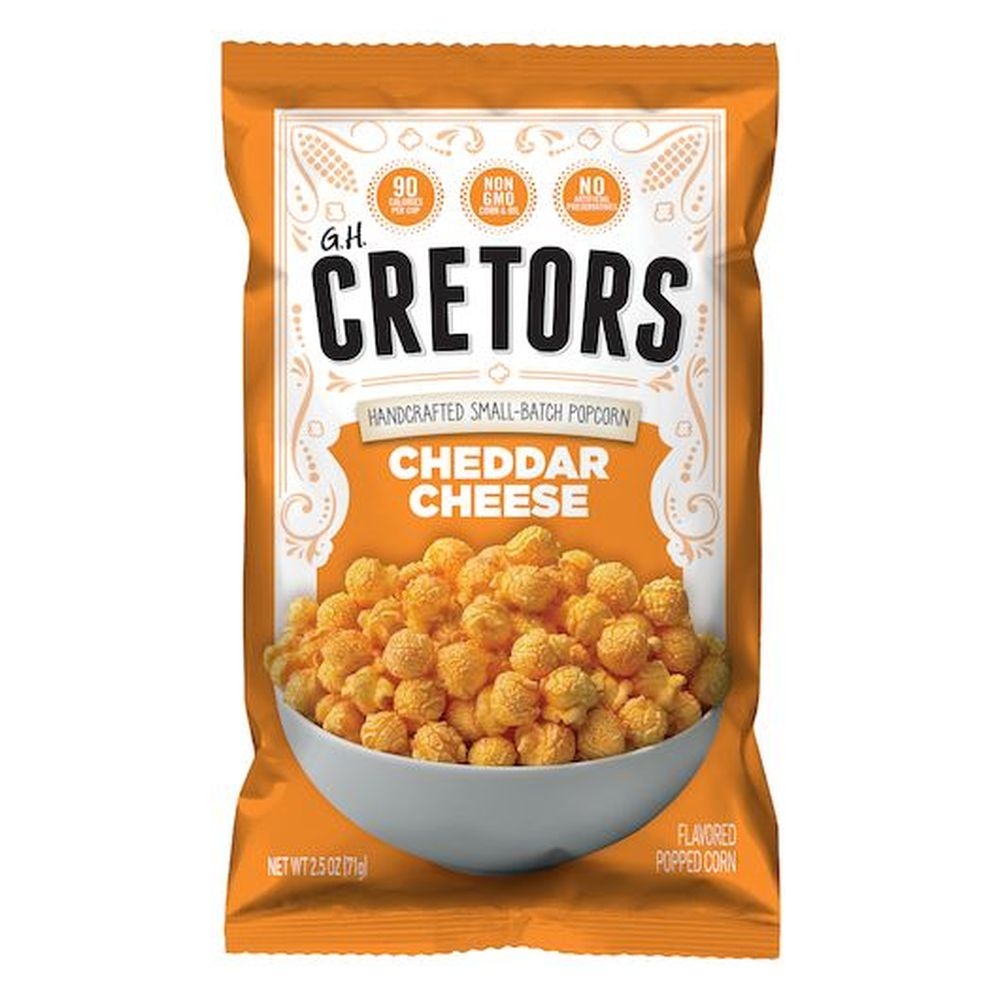 G.H. Cretors Cheddar Cheese Popcorn, 2.5 Ounce -- 6 per case