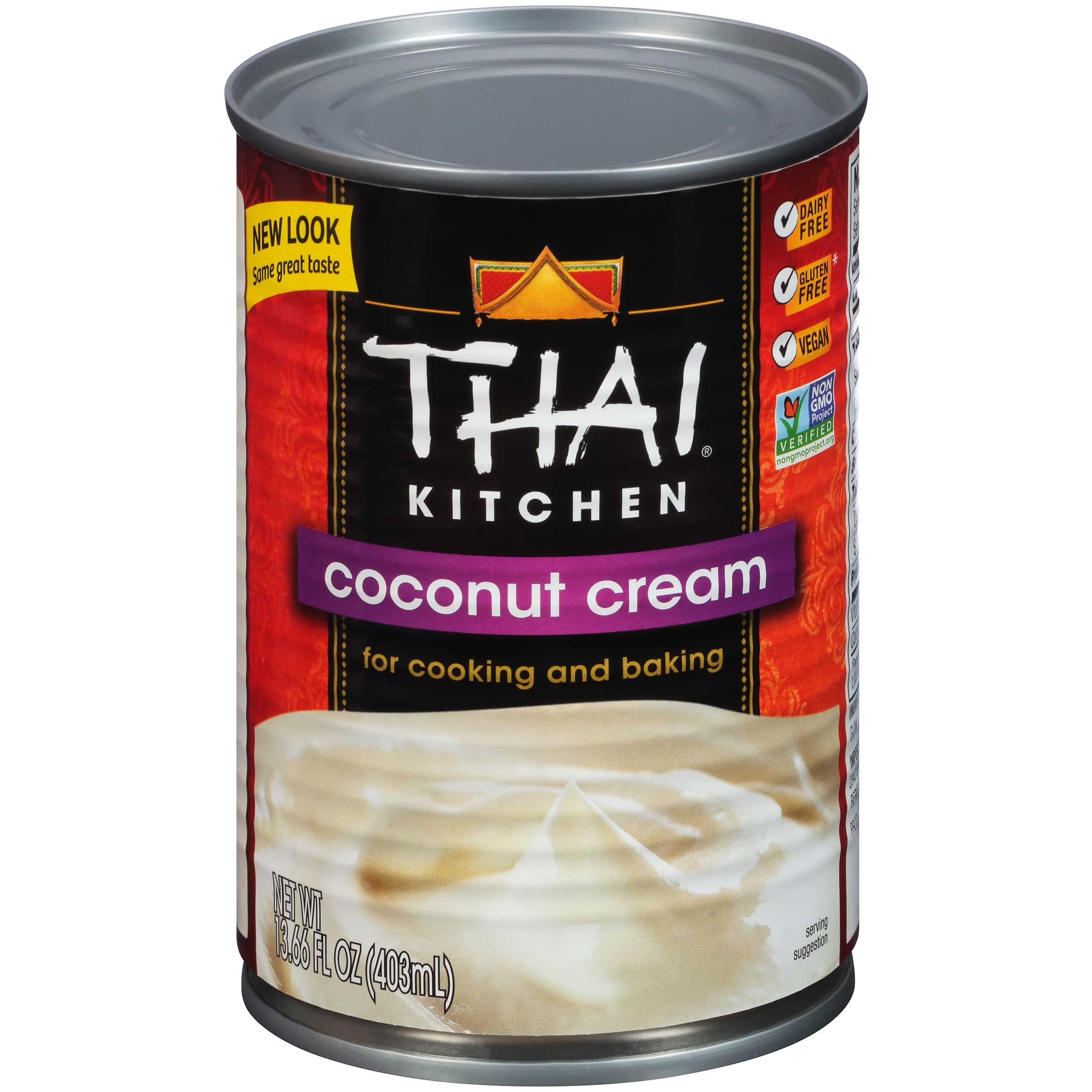 Thai Kitchen Coconut Cream, 13.66 Fluid Ounce -- 6 per case.