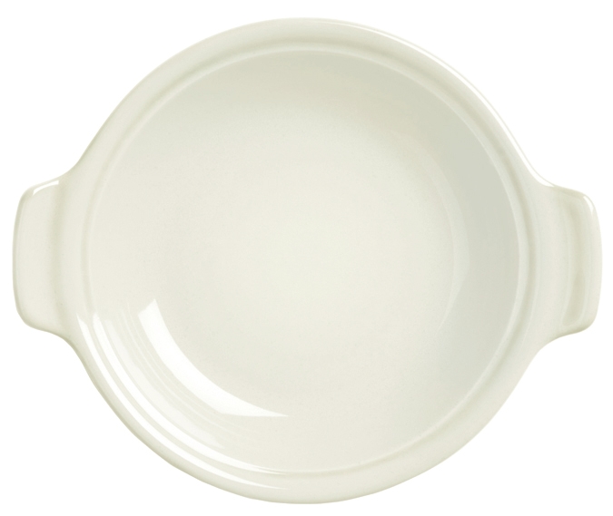 Syracuse China Casablanca Ovenware Medium Shirred Egg Au Gratin Dish, 12 Ounce -- 24 per case.