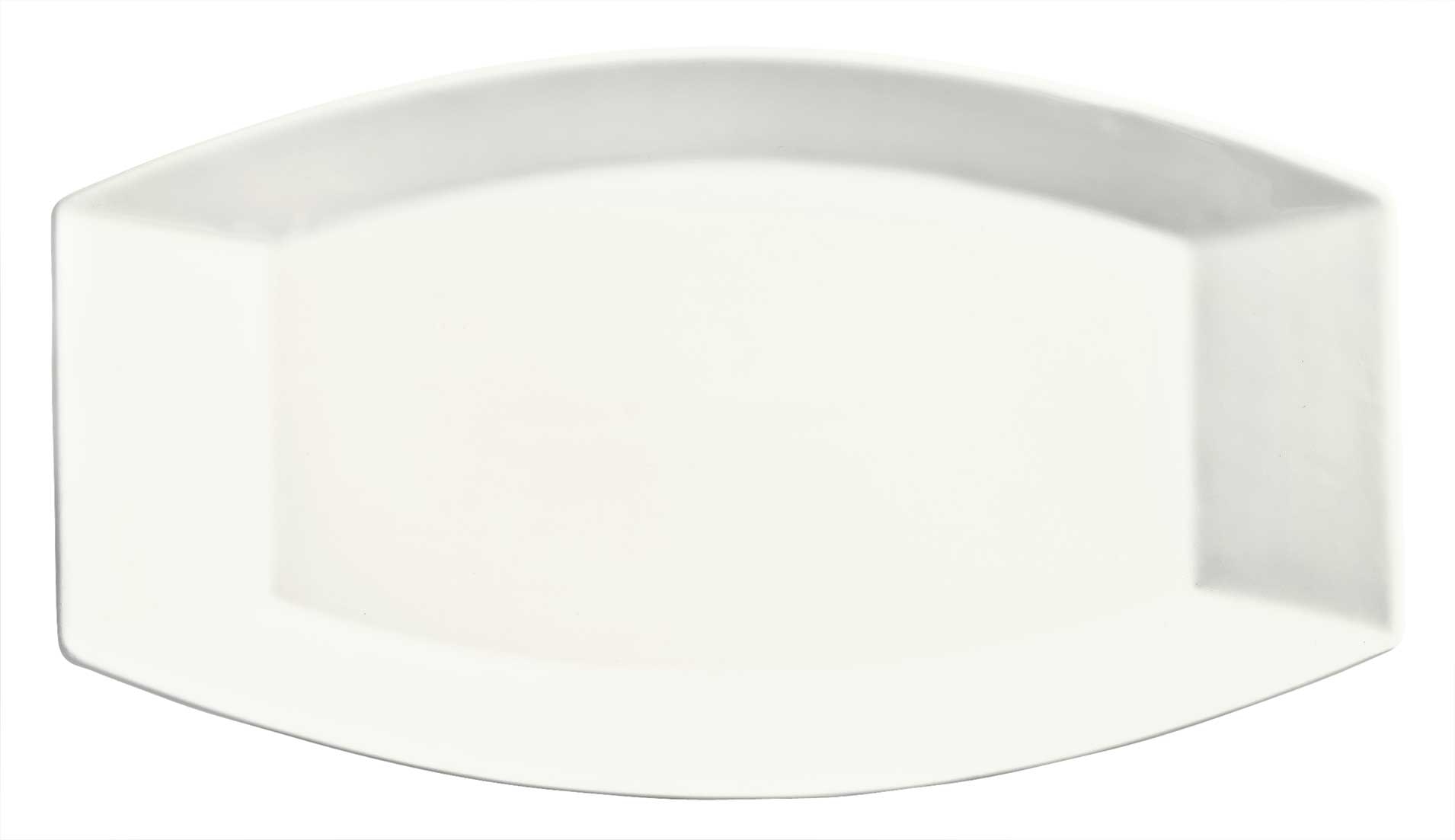 Syracuse China Slenda Oblong Tray, 9.75 x 5.5 inch -- 12 per case.