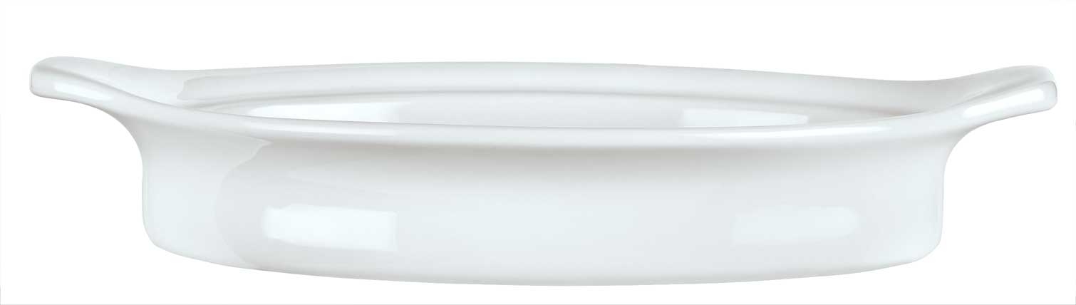 Syracuse China Chefs Collection Aluma White Large Rarebit, 11 Ounce -- 24 per case.