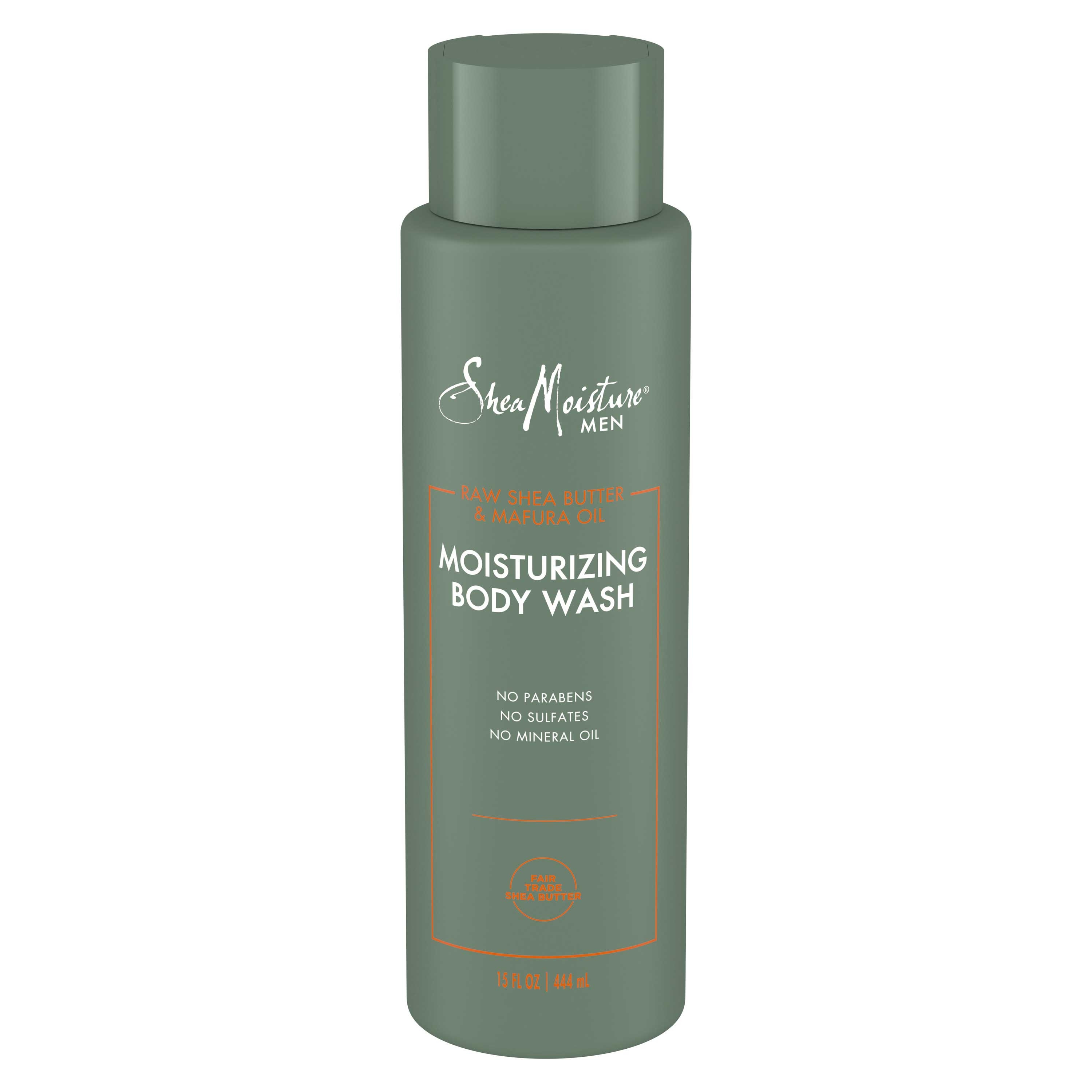 Shea Moisture Men Raw Shea Butter and Mafura Oil Body Wash, 15 Fluid Ounce -- 4 per case