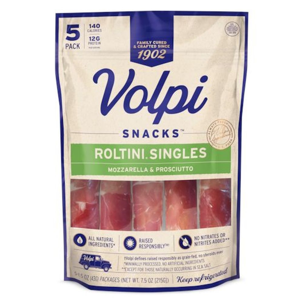 Volpi Roltini Singles with Mozzarella and Prosciutto, 7.5 Ounce -- 12 per case