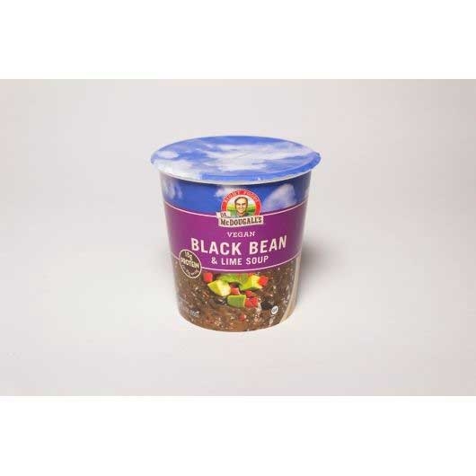 Dr. Mcdougalls Black Bean and Lime Soup, 3.4 Ounce Cup -- 6 per case