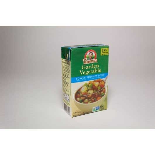 Dr McDougalls Right Foods Light Sodium Garden Vegetable Soup, 17.9 Ounce -- 6 per case