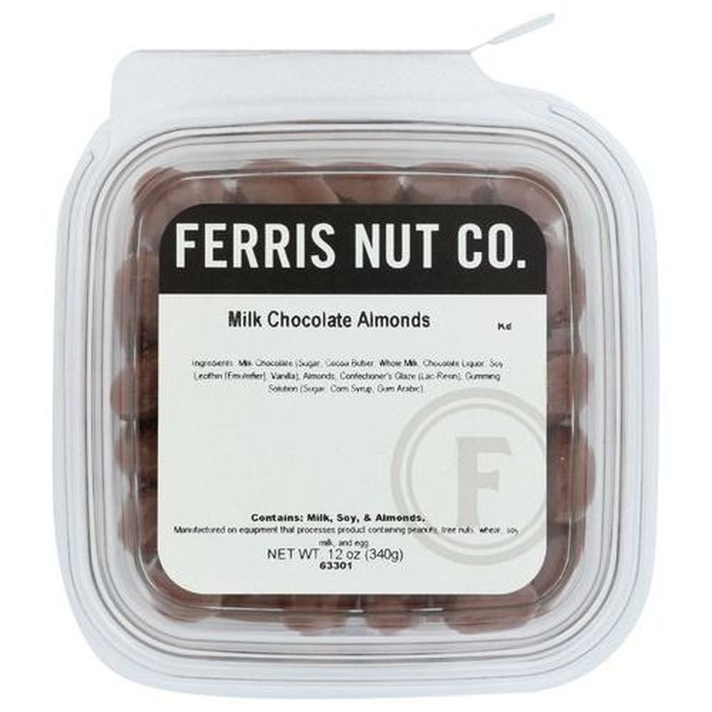 Ferris Milk Chocolate Almonds, 12 Ounce -- 12 per case
