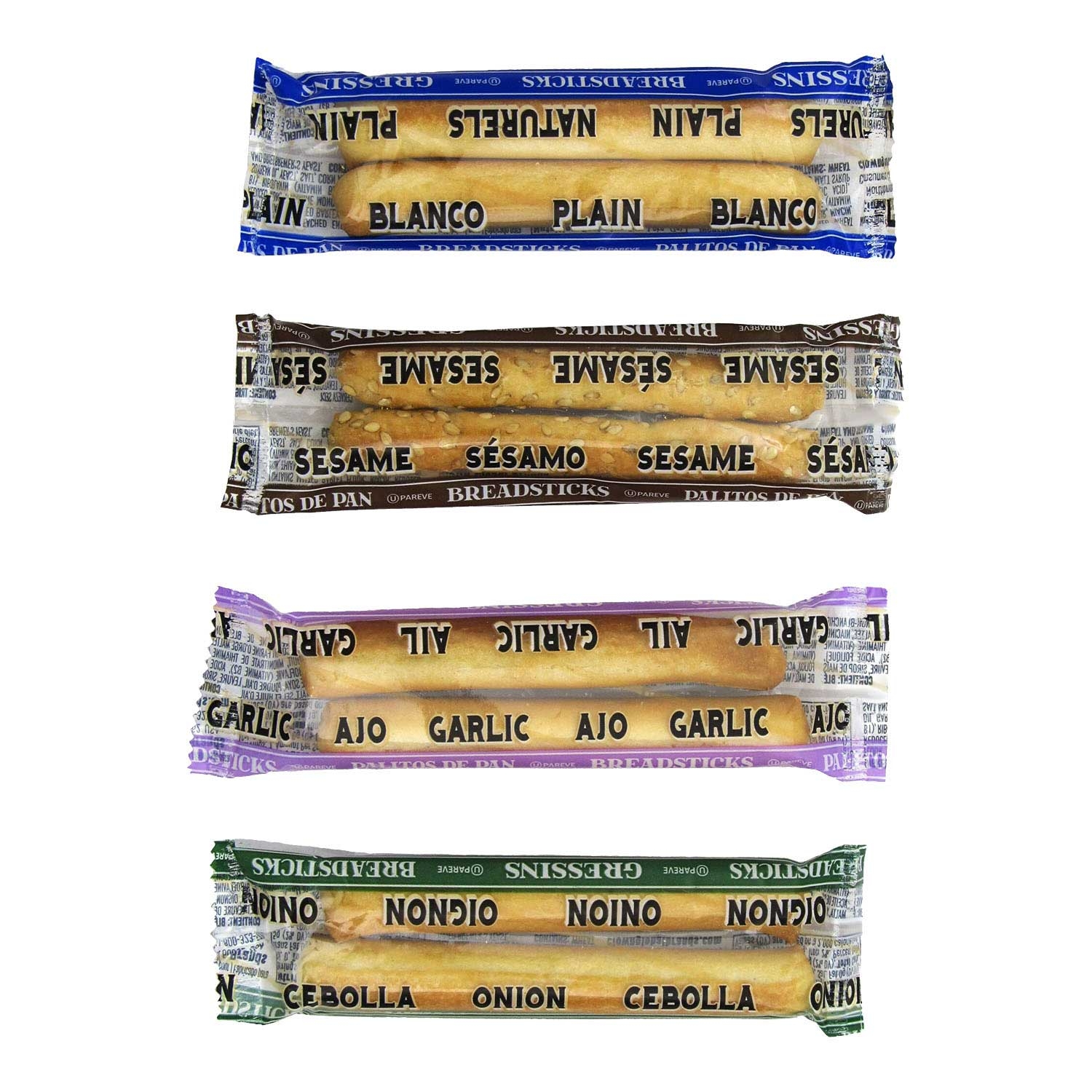 Clown Global Brands Assorted Bread Sticks, 2 Count -- 500 per case.