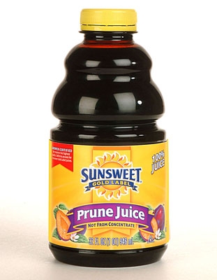 Sunsweet Prune Juice with Extra Pulp, 32 Ounce -- 12 per case.