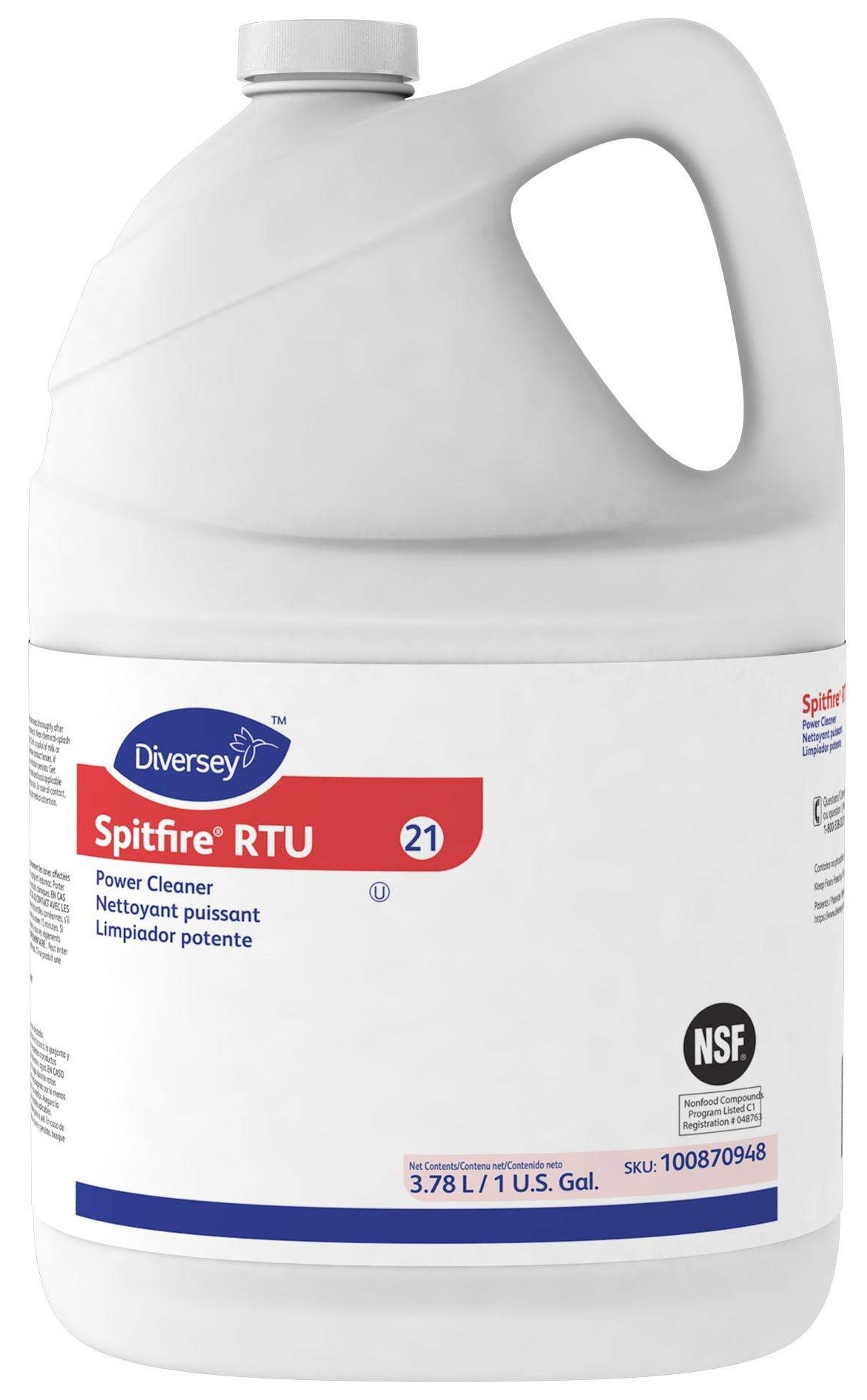 Spitfire Power Cleaner, 1 Gallon -- 4 per case