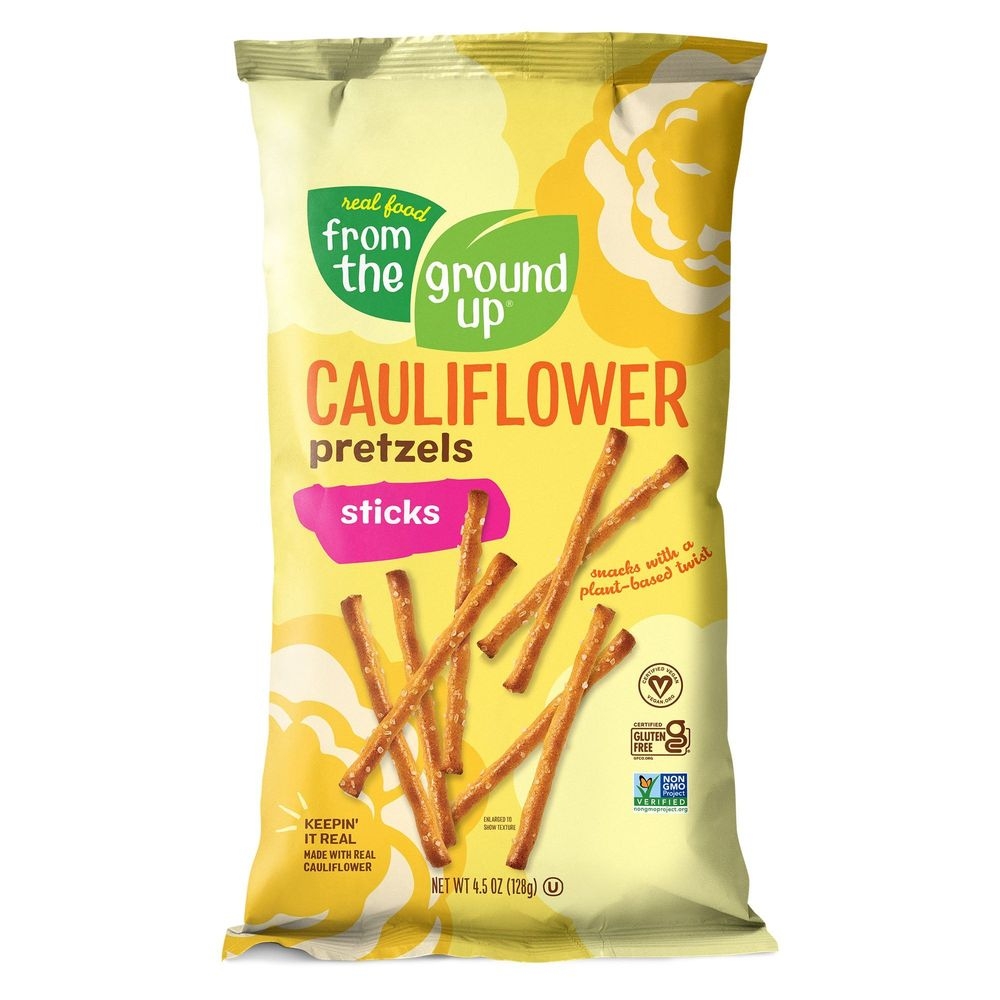 From The Ground Up Original Cauliflower Pretzel Stick, 4.5 Ounce -- 12 per case