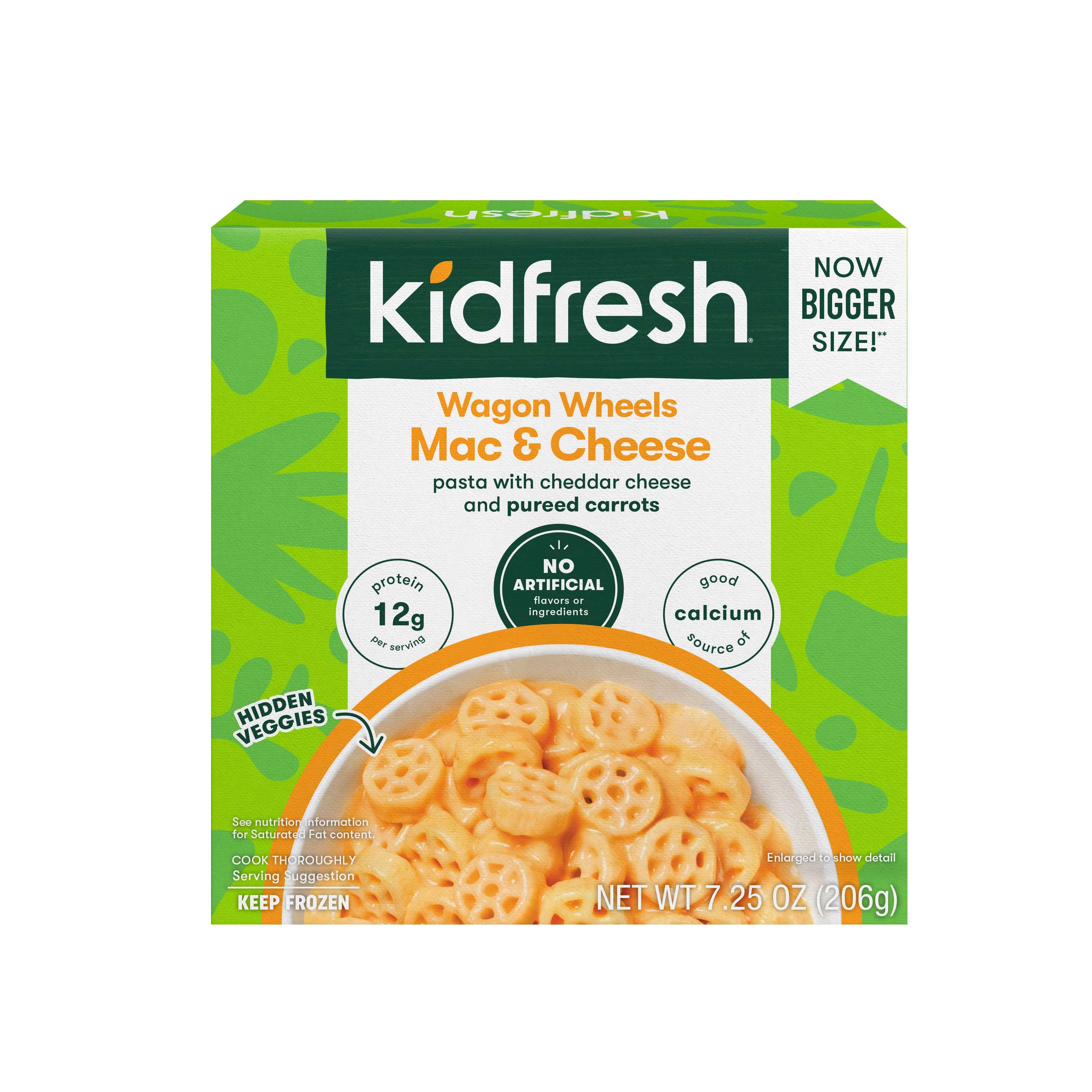 Kidfresh Wagon Wheels Mac and Cheese, 7.25 Ounce -- 8 per case