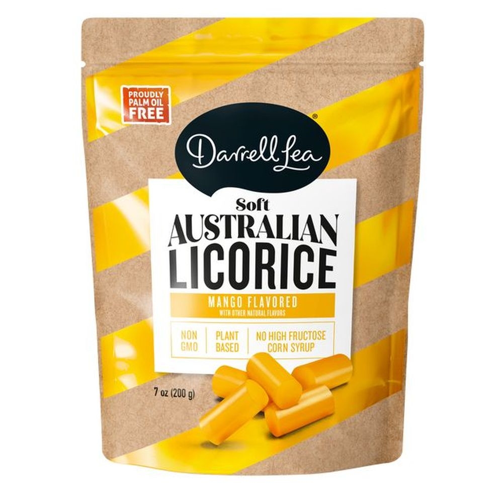 Darrell Lea Mango Soft Eating Australian Licorice, 7 Ounce -- 8 per case