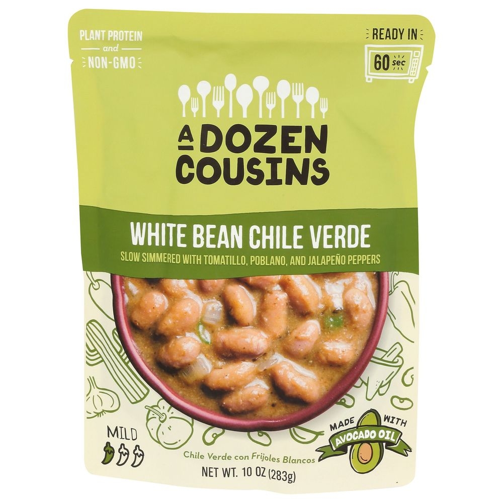 A Dozen Cousins White Beans Chile Verde, 10 Ounce -- 6 per case