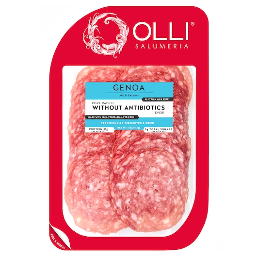 Olli Salumeria Presliced Genoa -- 20 per case