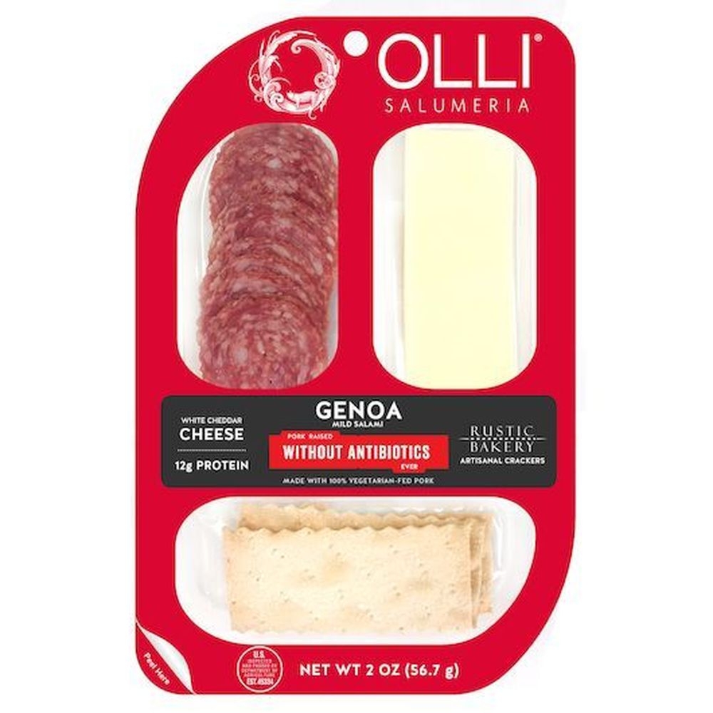 Olli Salumeria Rustic Bakery Genoa Airline Snack Pack, 2 Ounce -- 50 per case