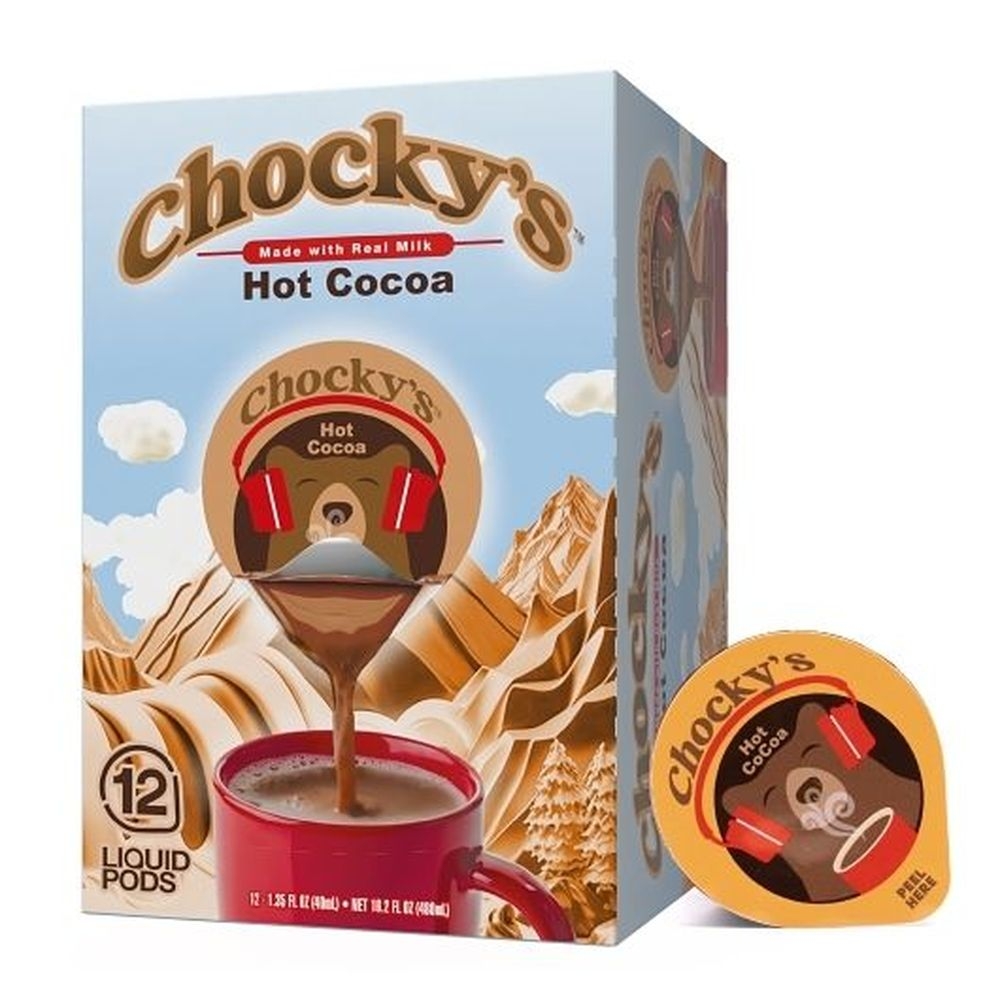 Java House Chockys Hot Cocoa Liquid Coffee Pods, 16.2 Ounce -- 4 per case