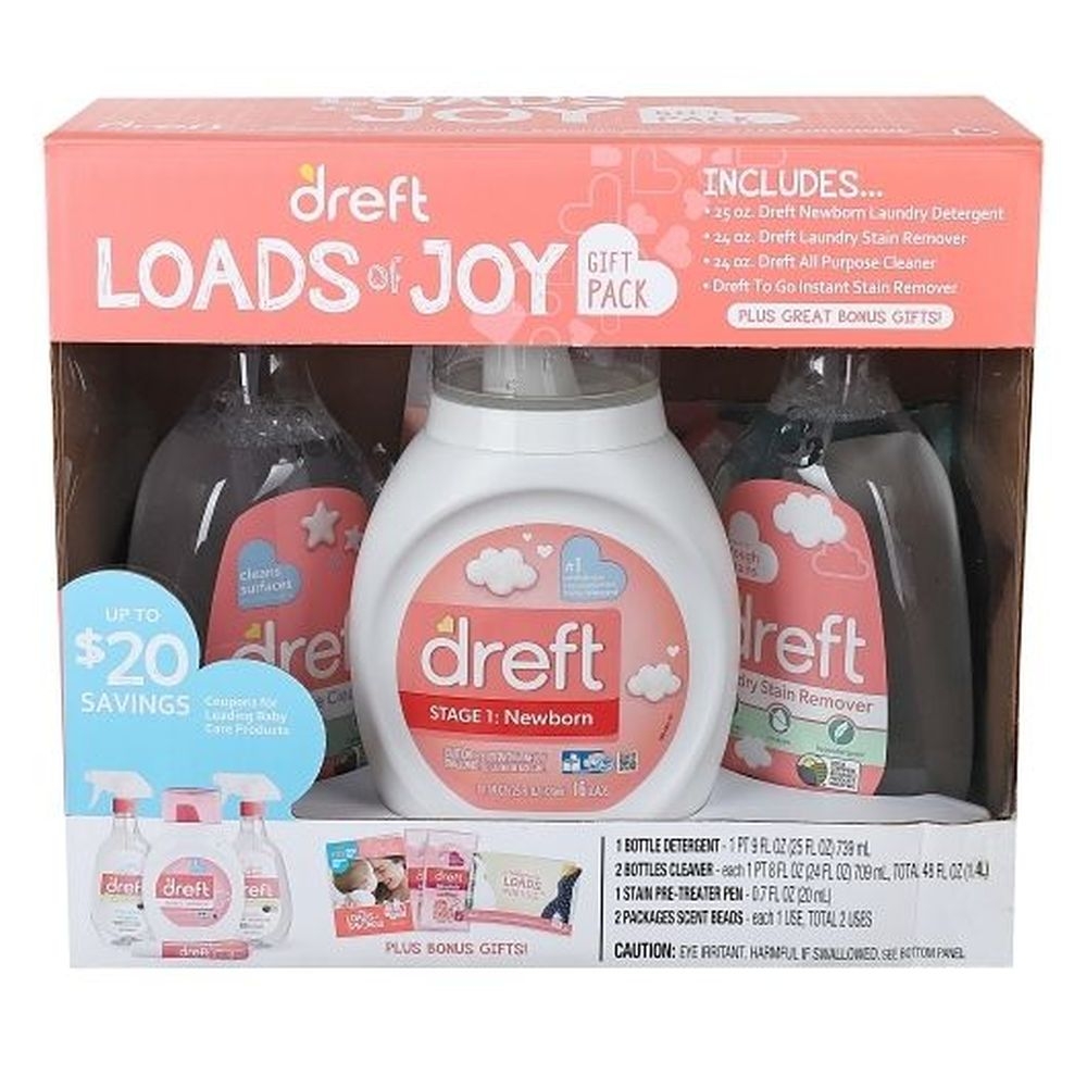 Dreft Loads of Joy - Gift Pack, 69.7 Fluid Ounce -- 2 per case
