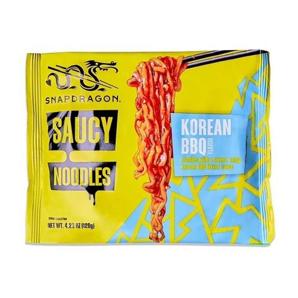 Snapdragon Korean Bbq Saucy Noodles, 16.9 Ounce - 16 per case