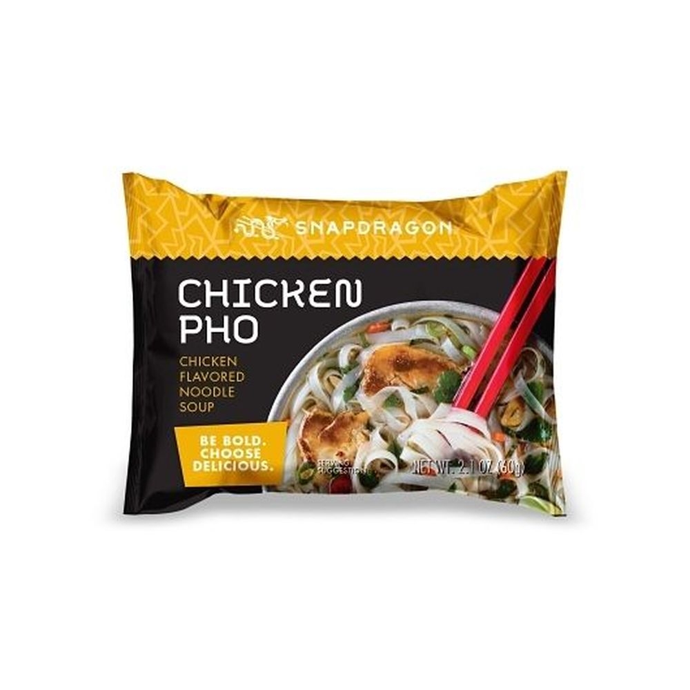 Snapdragon Chicken Pho Flavored Noodle Soup, 8.4 Ounce - 16 per case