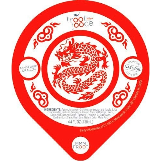 Froot Jooce Tangerine Dragon 100 Percent Fruit Juice, 4.4 Fluid Ounce -- 90 per case