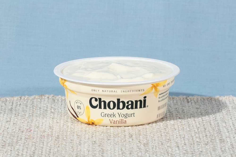 Chobani Vanilla Greek Yogurt, 4 Ounce -- 12 per case