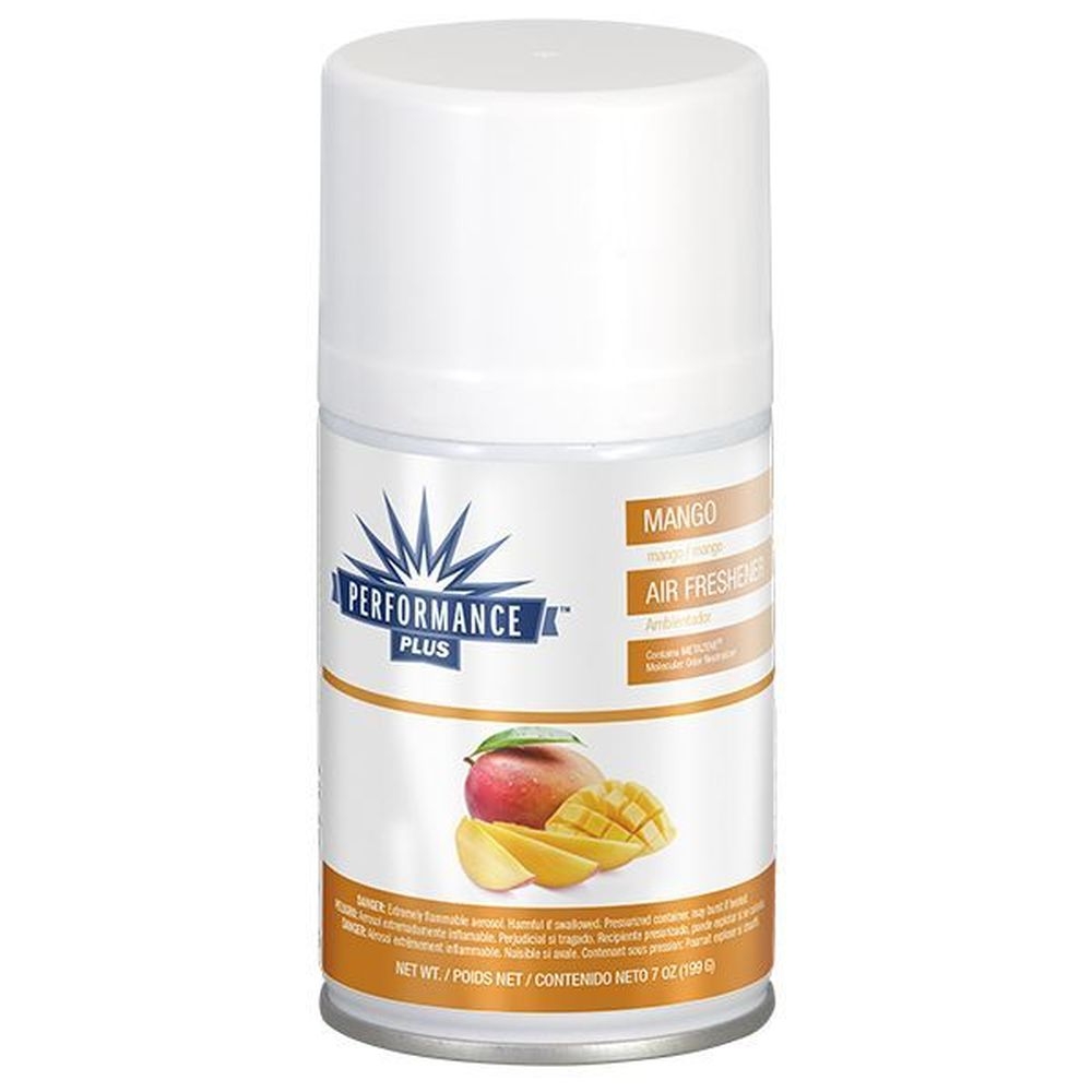 Performance Plus Mango Metered Aerosol Air Freshener, 7 Ounce -- 12 per case.