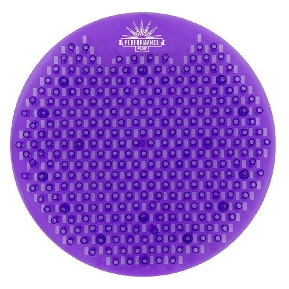 Performance Plus Round Lavender Meadow Scent Splash Free Purple Urinal Screen -- 10 per case.